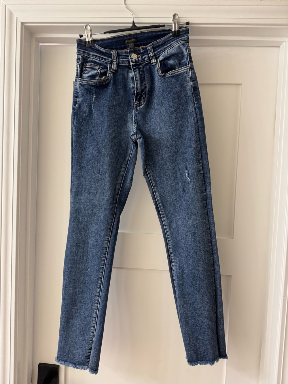 Coco + Carmen Slim Skinny Jeans - Dark Blue Wash